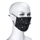 Kobine Unisex Steampunk Rivets Splice Eyelets Mask