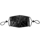 Kobine Unisex Steampunk Spikey Stitch Faux Leather Mask