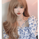 Kobine Women's Big Curly Synthetics Hair Wig