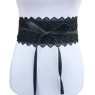 Women's Floral Lace-up Belts