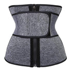 Women's Front Zip Hook And Loop Underbust Corsets