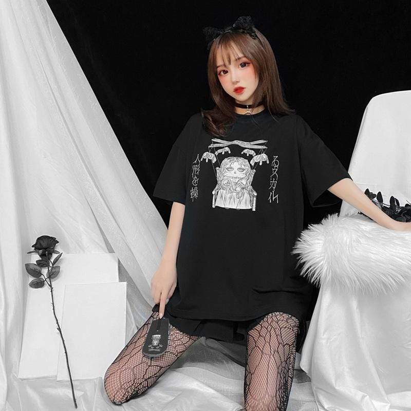 Women's Goth Hollow Out Black Silk Stockings – Punk Design
