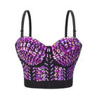 Kobine Women's Gothic Beaded Bustier