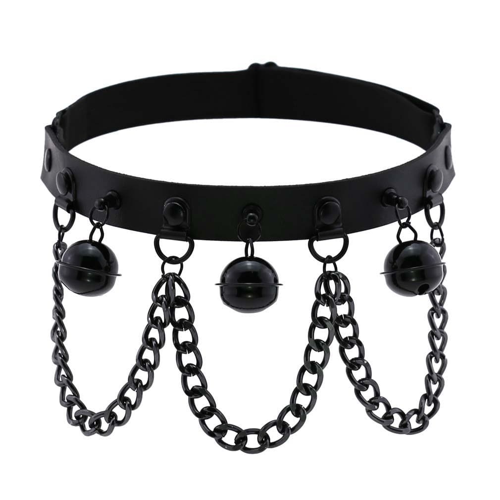 Women's Gothic Chain Leg Harnesses With Tinkle Bell