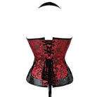 Women's Gothic Floral Halter Top Corsets With T-back