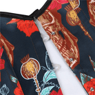 Women's Gothic Floral Overbust Corsets