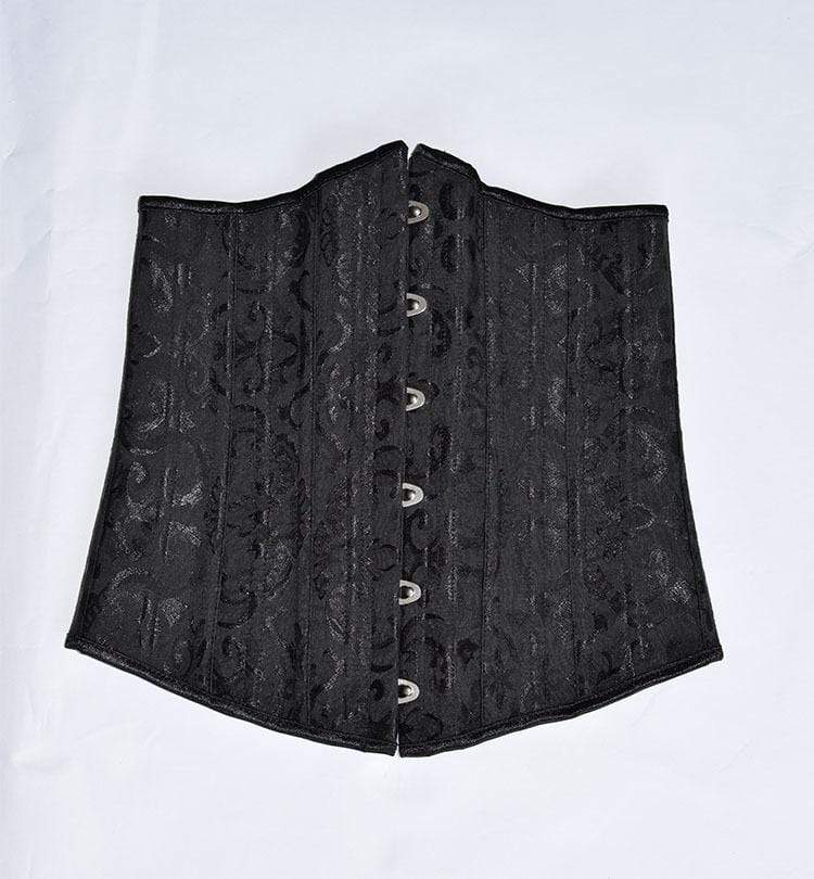 Women's Gothic Jacquard 26-steel boned Underbust Corsets
