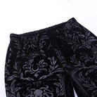 Women's Gothic Jacquard Velet Flared Trousers