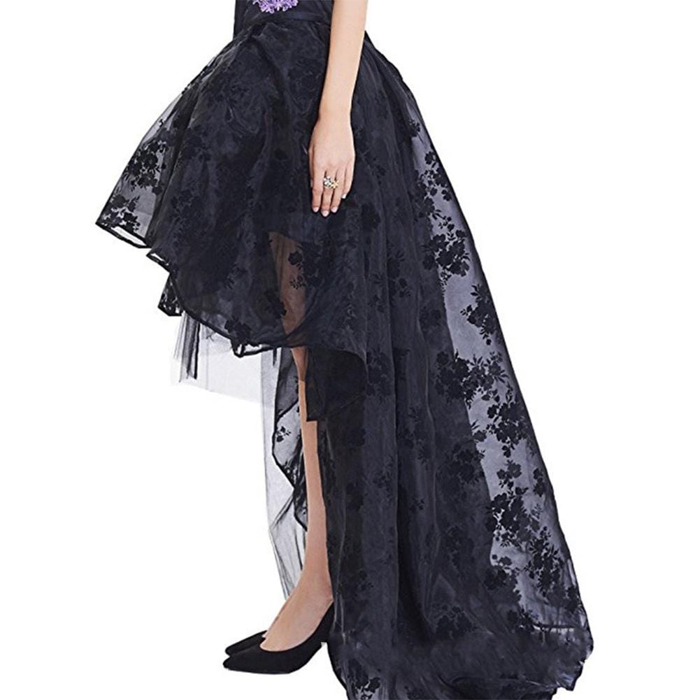 Women's Gothic Lace High/low Skirts