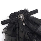 Women's Gothic Lace Multilayer Black Neckwear