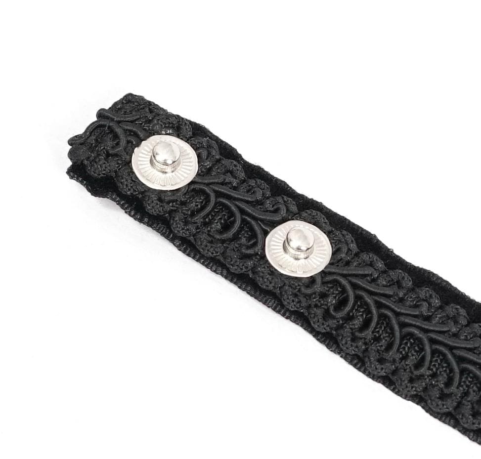 Women's Gothic Lace Multilayer Black Neckwear
