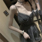 Kobine Women's Gothic Mesh Slip Dresses