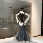 Kobine Women's Gothic Mesh Slip Dresses