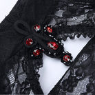 Kobine Gothic-Umhang aus Spitze für Damen, schulterfrei