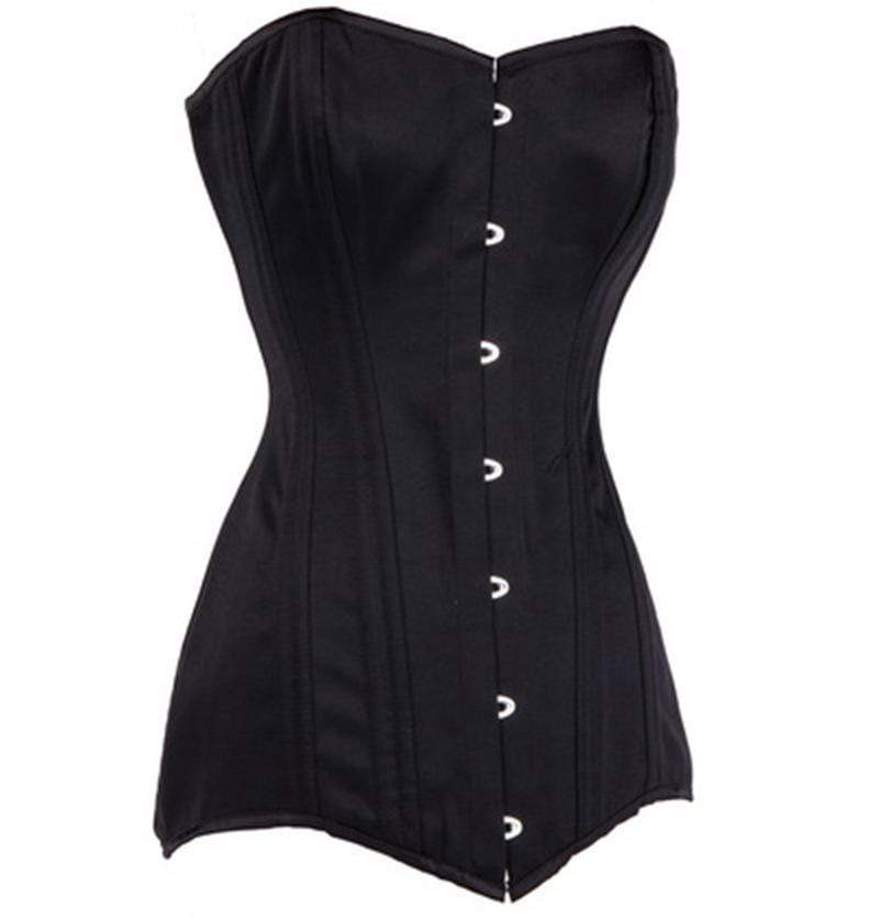 Women's Gothic Pure Color Overbust Corsets