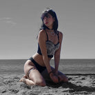 Kobine Women's Gothic Rivets Bustier