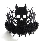 Kobine Women's Gothic Skull Cutout Floral Headwear