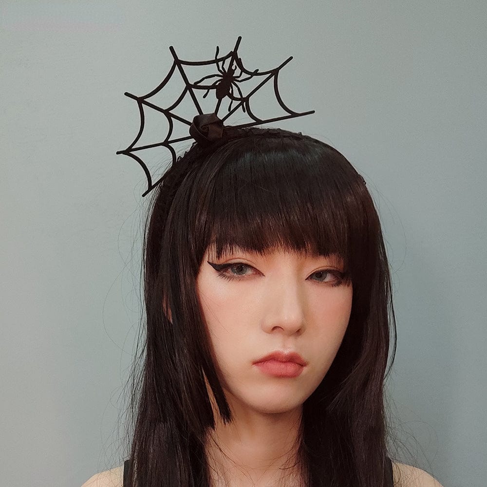 Kobine Women's Gothic Spider Web Headwear