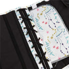 Kobine Women's Gothic Strappy Floral Printed Overbust Corset