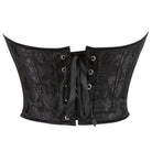 Kobine Women's Gothic Strappy Polka Dot Overbust Corset