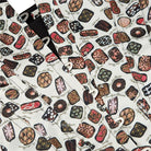 Kobine Damen Gothic Vintage Graffiti bedrucktes Überbrustkorsett