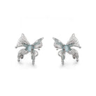 Kobine Women's Grunge Butterfly Earrings