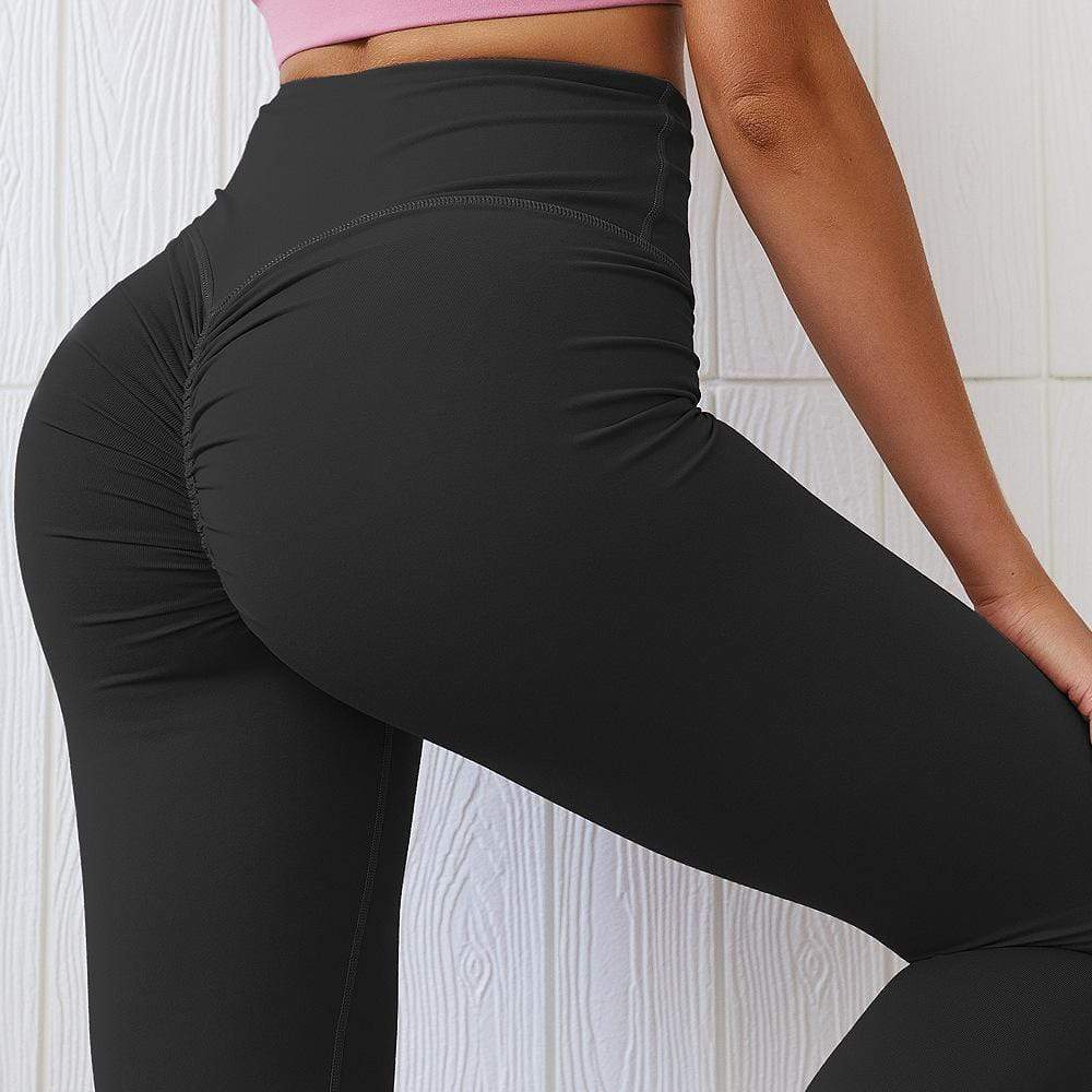 Women's High Waisted Pure Color Leggings for Premium Tummy Control