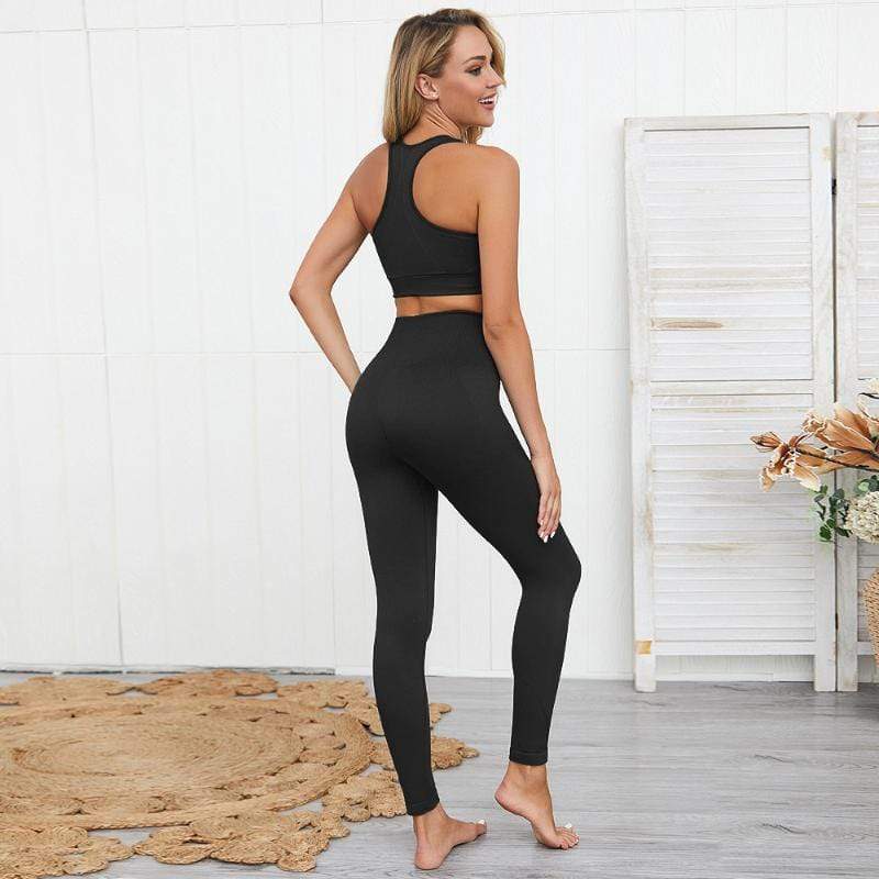 Women's High-waisted Seamless Butt Lifting Leggings Workout Tights Gym Yoga Pants