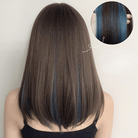 Kobine Women's Highlights Silky Straight Synthetics Hair Wig