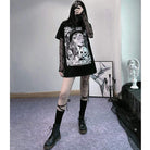 Women's Lace-up Long Socks