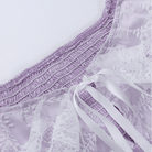 Kobine Women's Lolita Lace Long Sleeved Dress