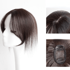 Kobine Women's Natural Bangs Human Hair Wig