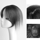 Kobine Women's Natural Bangs Human Hair Wig