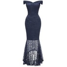 Women's Off Shoulder High/low Lace Dovetail Dresses