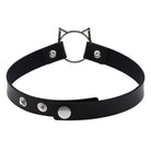 Kobine Women's Punk Cat Button Choker