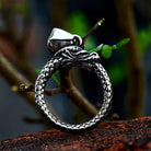 Kobine Women's Punk Dragon Annular Necklace