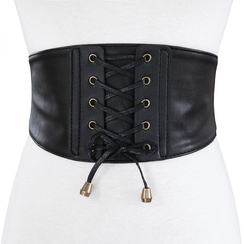 Women's Punk Lacing Faux Leather Belts