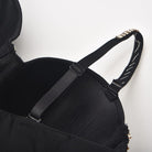 Kobine Women's Punk Rhinestone Bustier