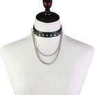 Women's Punk Rivets&Chains Chokers