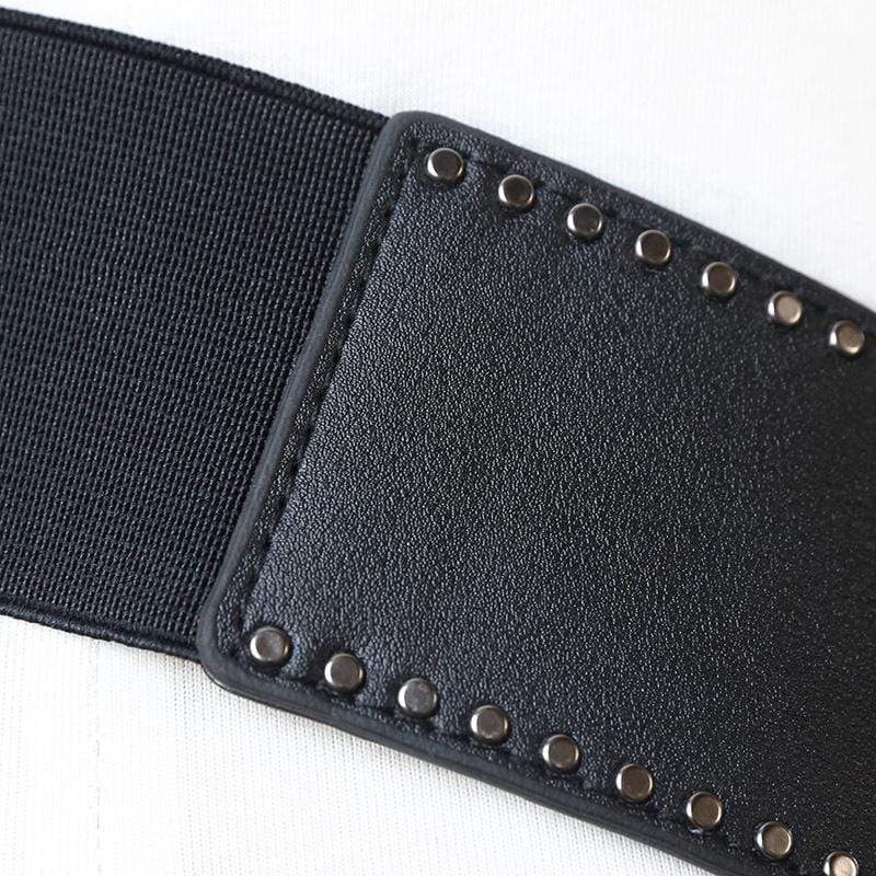 Women's Punk Rivets Faux Leather Belts