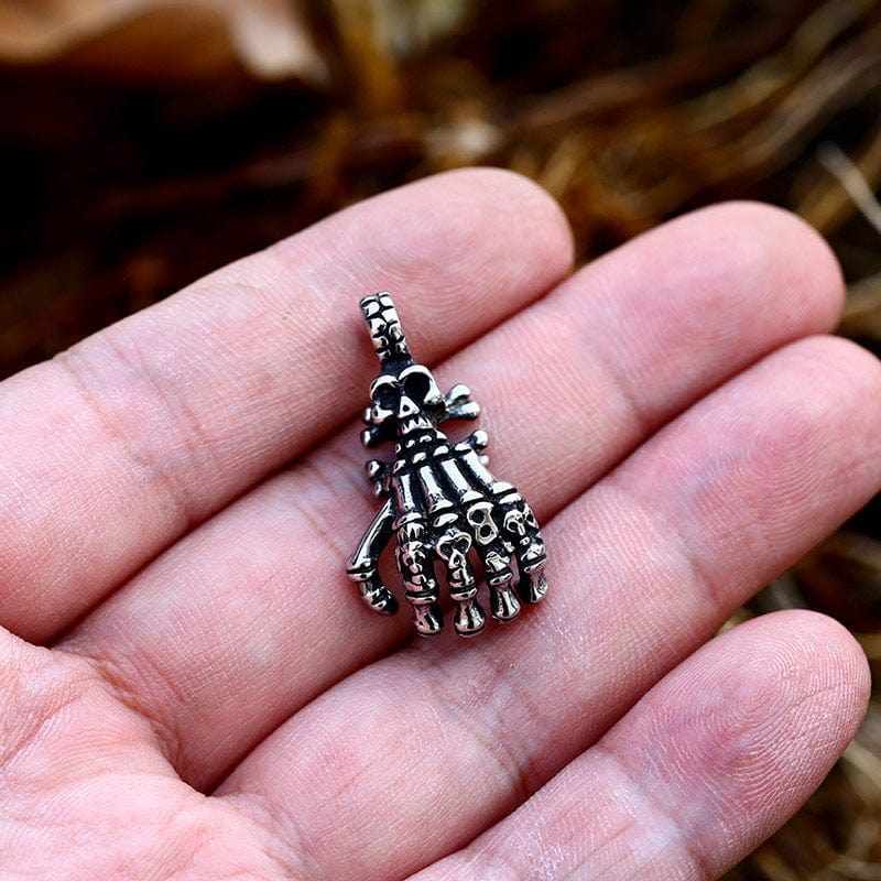 Kobine Women's Punk Skeleton Necklace