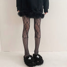 Kobine Women's Punk Splice Fishnet Pantynose