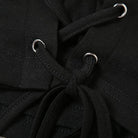 Kobine Women's Punk Strappy Cutout Crop Top