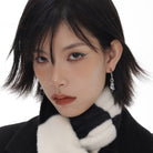 Kobine Women's Punk Tassels Detachable Earrings