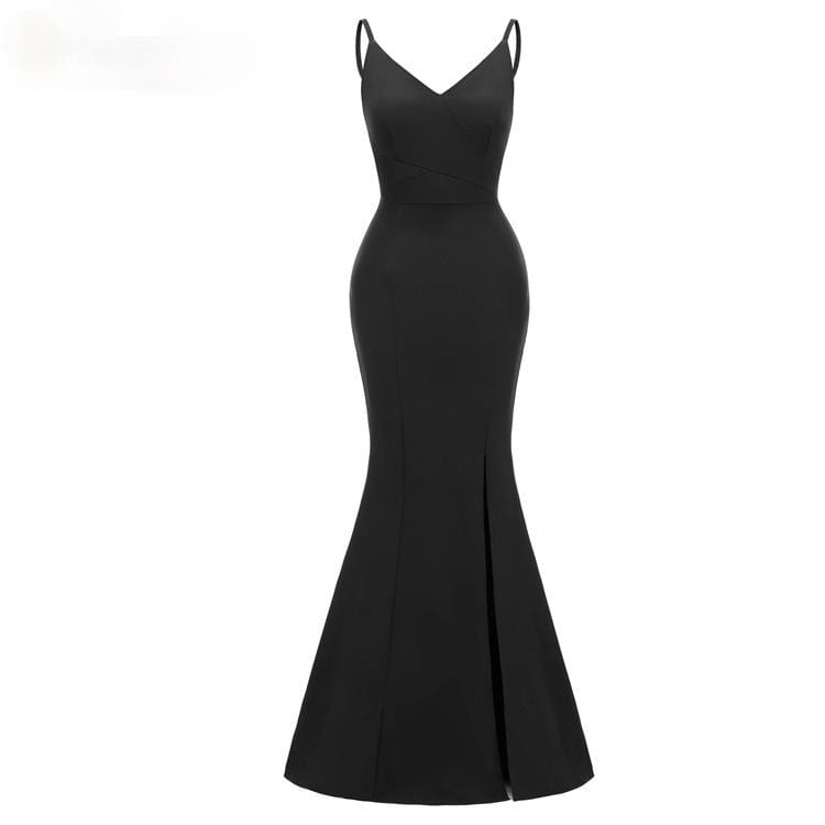 Women's Satin Maxi Slip Dresses Evening Dresses