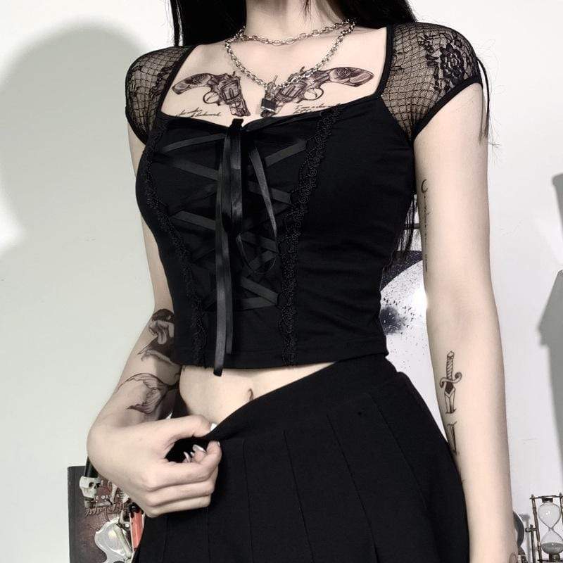 Punk Tops Types Women's Gothic Punk Tops – Punk Design
