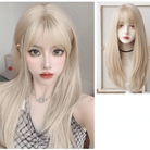 Kobine Women's Silky Straight Layered Synthetics Hair Wig