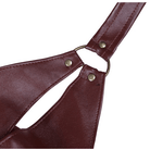 Frauen Spiral Steel Boned Steampunk Goth Halfter Leder Bustier Korsett