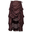 Women's Steampunk Pure Color Ruffled Skirts