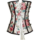 Corsés florales vintage con múltiples cadenas para mujer